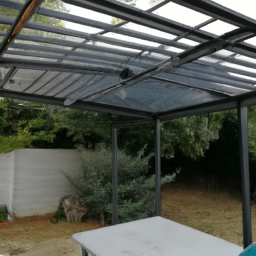 Aménagement de pergola avec fermeture loggia en PVC Yzeure